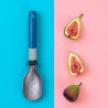 Tasty 678024 Ice Cream Scoop, Non-Slip Rubber Handle, Stainless Steel, 23.5 cm, Blue