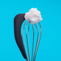 Tasty 678031 Whisk, Silicone Tip, Soft Handle, 31.5 cm, Stainless Steel, Blue