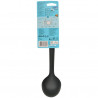 Tasty 678062 Serving Spoon with Scale, Soft Handle, 34 cm, Plastic, Blue