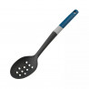 Tasty 678063 Serving Spoon with Grater, Soft Handle, 34 cm, Plastic, Blue