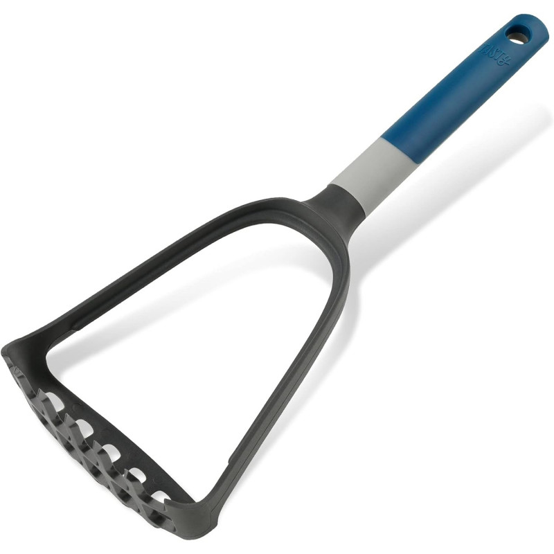 Tasty 678066 Potato Press, 2-in-1, Soft Grip, 31 cm, Plastic, Blue