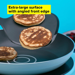 Tasty 678067 Pancake Spatula, Soft Handle, 34 cm, Plastic, Blue