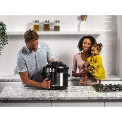 Multicooker Ninja OP500EU, 1460 W, 7,5 L, TenderCrisp, 9 in 1, fara BPA, Acoperire ceramica antiaderenta, Negru