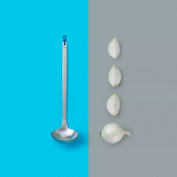 Tasty Ladle 678163, Comfortable modern handle, 30 cm, Stainless steel, Silver