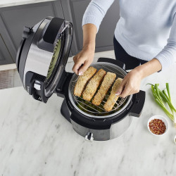 Ninja 12-in-1 OL650EU Multicooker, 1460W, 7.5 L, SmartLid, Non-stick coating, Multifunctional, Stainless Steel/Black