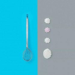 Tasty 678166 Stirrer, Comfortable modern handle, 28 cm, Stainless steel, Silver