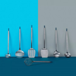 Tasty 678166 Stirrer, Comfortable modern handle, 28 cm, Stainless steel, Silver