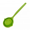 Tasty 678203 Folding Ladle, Two Spouts, Soft Handle, 33.5 cm, Silicone, Green