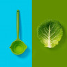 Tasty 678203 Folding Ladle, Two Spouts, Soft Handle, 33.5 cm, Silicone, Green