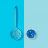 Tasty 678204 Stirring Spoon, Soft Handle, 25 cm, Silicone, Blue