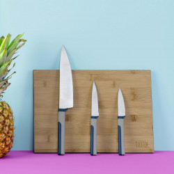 Tasty 678240 Peeling Knife, Soft-Grip Handle, 9 cm, Stainless Steel, Blue