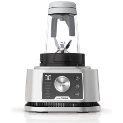 Blender Ninja Foodi Power Nutri CB350EU, 1200W, 2.1L, 3in1, 6 programe, Smart Torque, Auto-iQ, Negru/inox