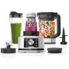 Blender Ninja Foodi Power Nutri CB350EU, 1200W, 2.1L, 3in1, 6 programe, Smart Torque, Auto-iQ, Negru/inox