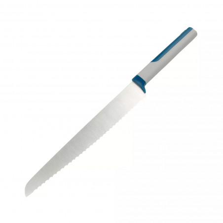 Tasty 678246 Bread Knife, Soft-Grip Handle, 20 cm, Stainless Steel, Blue
