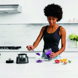 Ninja CB100EU 2-in-1 Blender, 1100W, 700/400 ml, Smart Torque, Auto-iQ, Ice Crushing, Stainless Steel