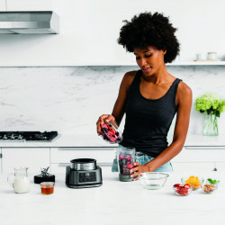 Ninja CB100EU 2-in-1 Blender, 1100W, 700/400 ml, Smart Torque, Auto-iQ, Ice Crushing, Stainless Steel