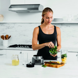 Ninja CB100EU 2-in-1 Blender, 1100W, 700/400 ml, Smart Torque, Auto-iQ, Ice Crushing, Stainless Steel