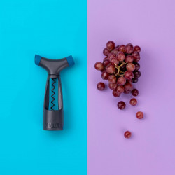 Tasty 678384 Multifunctional Corkscrew, Stainless Steel, Blue