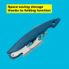 Tasty 678385 Corkscrew, Built-in Beer Bottle Opener, Stainless Steel, Blue