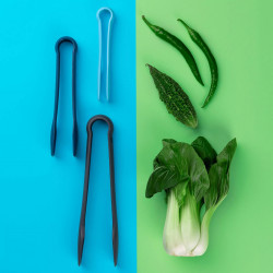 Set of 3 Tasty 678389 Serving Tongs, 3 sizes, Plastic, Multicolor