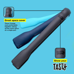 Set of 3 Tasty 678389 Serving Tongs, 3 sizes, Plastic, Multicolor