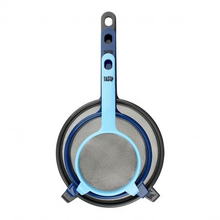 Tasty 678401 3-Piece Strainer Set, 3 Sizes, Stainless Steel, Multicolor