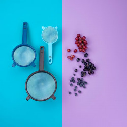 Tasty 678401 3-Piece Strainer Set, 3 Sizes, Stainless Steel, Multicolor