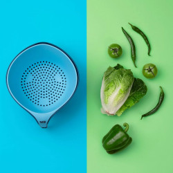 Tasty 678404 2-Piece Bowl and Colander Set, Plastic, Multicolor