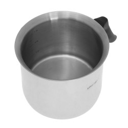 Γαλακτομηχανή Kinghoff KH 3109, Whistling, 1,5L, 15 cm, Inox