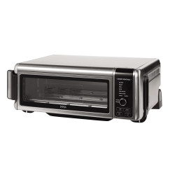 Ninja SP101EU Foodi 8-in-1 Multifunction Oven, 2400W, 10L, Air Fry/Roast/Bake/Toast, Compact, Stainless Steel