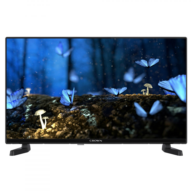 Телевизор Crown 32VF77FVW, 32 inch, 81 см, Smart TV, 1920x1080 FULL HD, LED, VIDAA, Черен