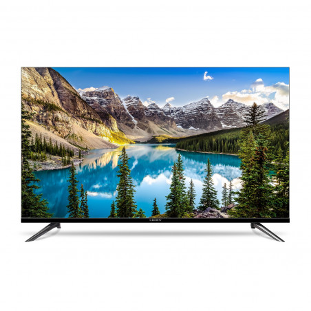 Crown 43JQ71UAW TV, 43 hüvelykes, SMART TV, QLED, 108cm, 3840x2160 UHD-4K, keret nélküli, PVR, Android, Fekete, Fekete