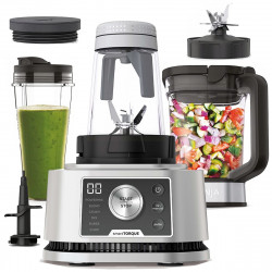 Ninja Foodi Power Nutri 3-in-1 Blender CB350EU, 1200W, 2.1 L, 6 programs, Smart Torque, Auto-iQ, Black/Stainless Steel