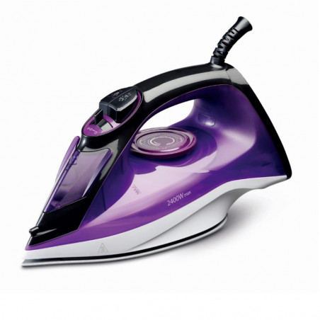 Fier de calcat Oliver Voltz OV51050E, 2400W, 220 ml, Auto-curatare, Violet/Negru