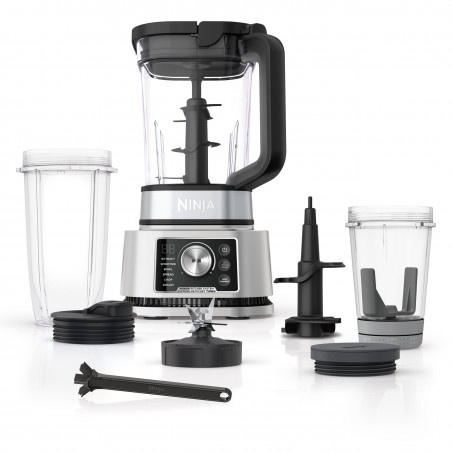 Ninja Foodi Power Nutri 3-in-1 Blender CB350EU, 1200W, 2.1 L, 6 programs, Smart Torque, Auto-iQ, Black/Stainless Steel