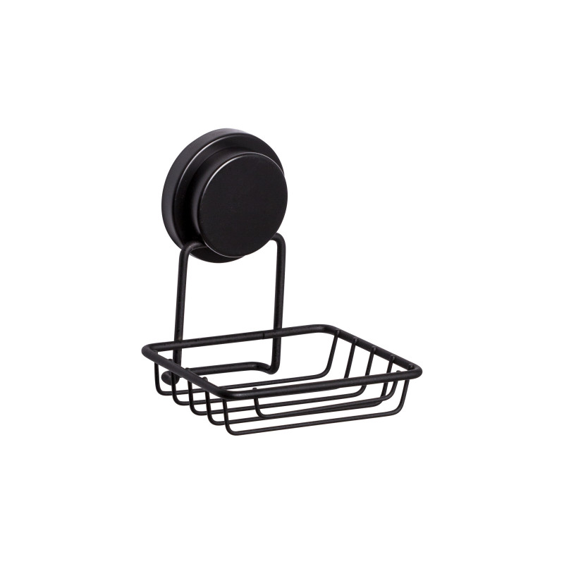 Metalife MGS-704 Soap Dish, 13 x 10 x 9 cm, Black