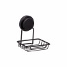 Metalife MGS-704 Soap Dish, 13 x 10 x 9 cm, Black