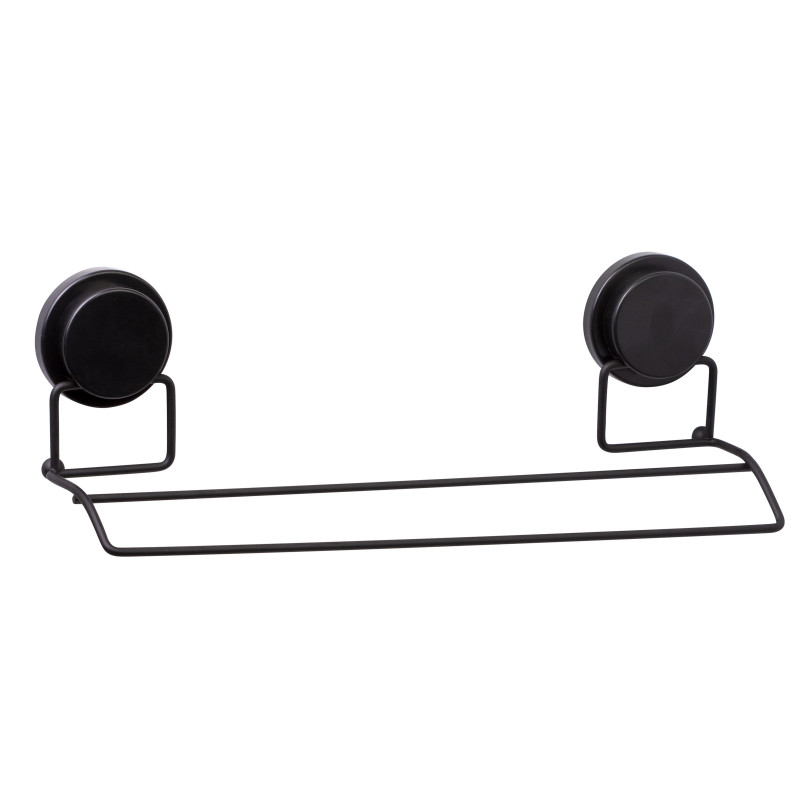 Metalife MGS-706 Towel Rack, 40 x 11 x 11 cm, Black