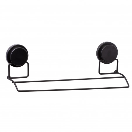Metalife MGS-706 Towel Rack, 40 x 11 x 11 cm, Black