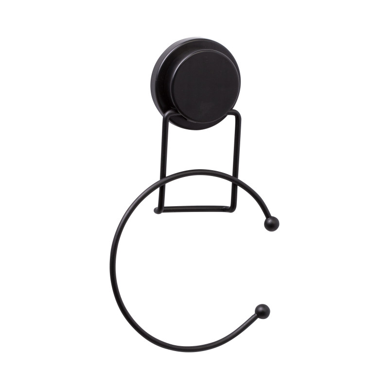 Metalife MGS-707 Towel Hook, Ring, 25 x 15 x 4.5 cm, Black