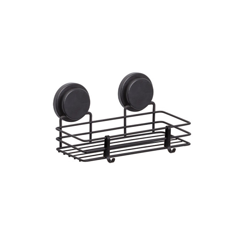 Metalife MGS-718 Bathroom Shelf, 1 Tier, 41x25x15.5 cm, Black