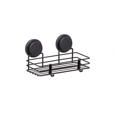 Metalife MGS-718 Bathroom Shelf, 1 Tier, 41x25x15.5 cm, Black