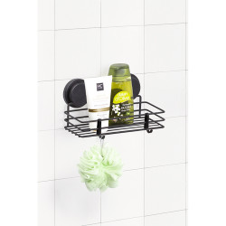 Metalife MGS-718 Bathroom Shelf, 1 Tier, 41x25x15.5 cm, Black