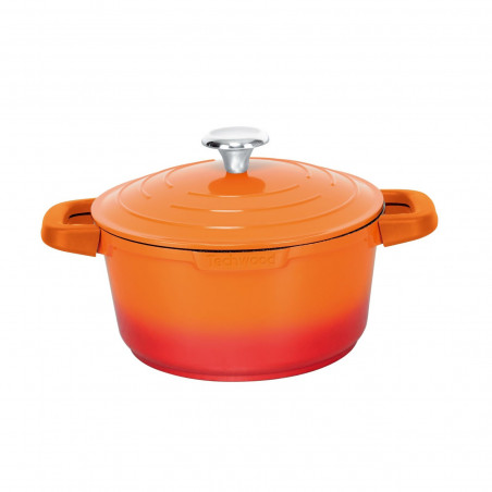 Techwood TP-248FT Saucepan, 3.5 L, 24 cm, PFOA-free, Greblon coating, Induction-compatible, Orange