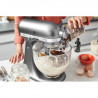 Mixer planetar Artisan Elegance KitchenAid 5KSM185PSEMS, 300W, 4,8 l, Direct drive, 10 viteze, Inox