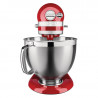 Планетарен миксер Artisan Elegance KitchenAid 5KSM185PSEER, 300W, 4.8 л, Direct drive, 10 скорости, Червен