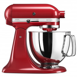 Πλανητικό μίξερ Artisan Elegance KitchenAid 5KSM125EER, 300W, 4,8 L, Direct drive, 10 ταχύτητες, Κόκκινο