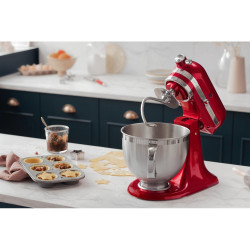 Планетарен миксер Artisan Elegance KitchenAid 5KSM175PSECA, 300W, 4.8 Л, Direct drive, 10 скорости, Candy Apple