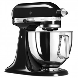 Mixer planetar Artisan Elegance KitchenAid 5KSM175PSEOB, 300 W, 4,8 l, Direct drive, 10 viteze, Onyx Black