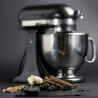 Mixer planetar Artisan Elegance KitchenAid 5KSM175PSEOB, 300 W, 4,8 l, Direct drive, 10 viteze, Onyx Black